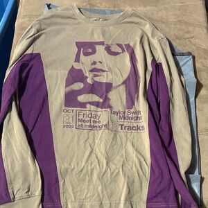 Taylor Swift Graphic Long Sleeve Shirt